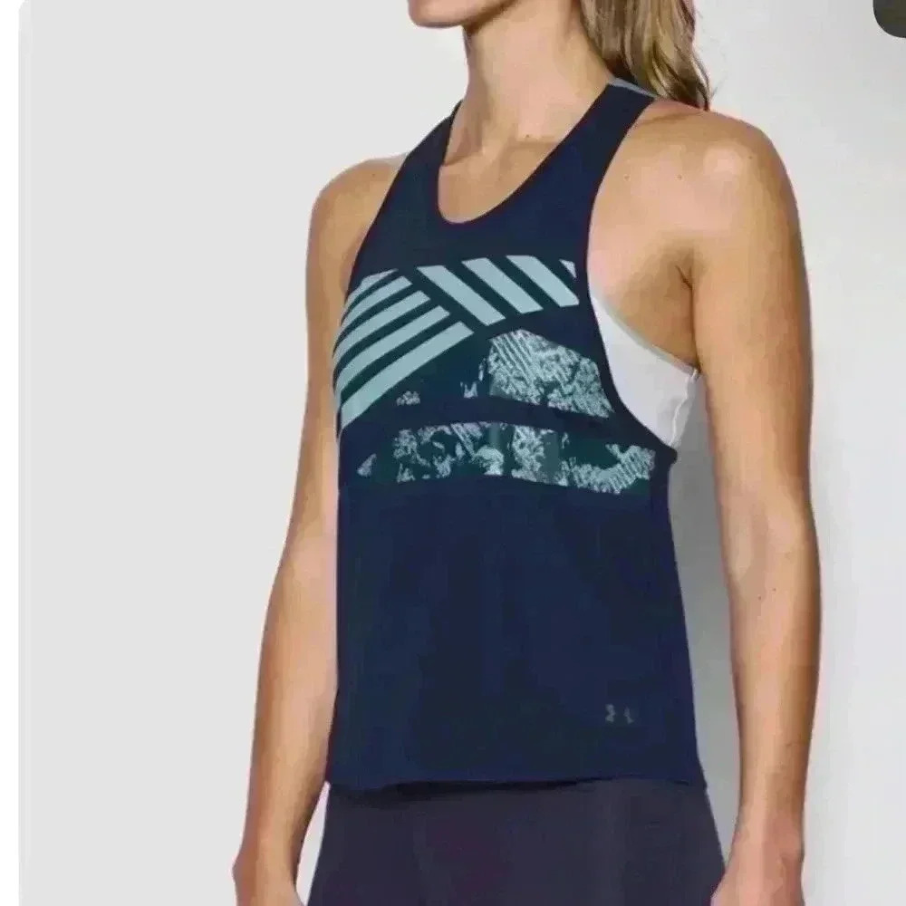 UNDER ARMOUR LOOSE FIT UNDER ACTIVEWEAR RACERBACK TANK - Picture 2 of 8